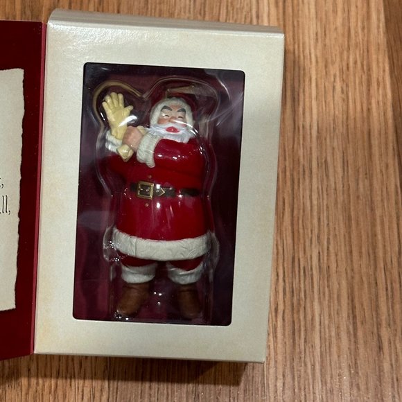 Hallmark Keepsake Ornament 'Twas The Night Before Christmas' Santa Claus 2001 - Picture 3 of 5